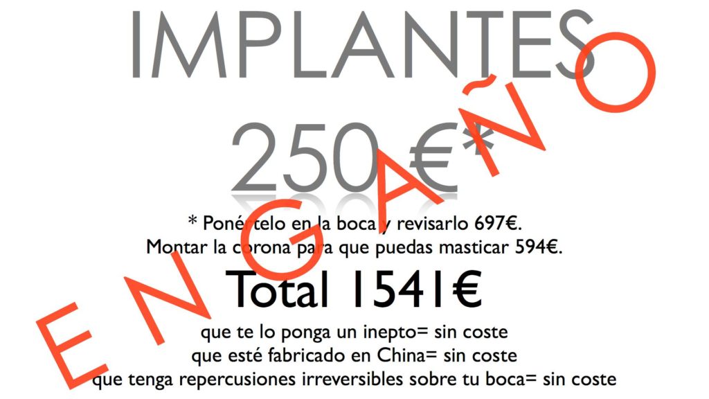 implante dental precio