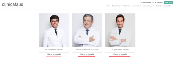 Publicacion nueva web clinica faus