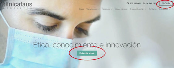 Pide cita online en clinica faus